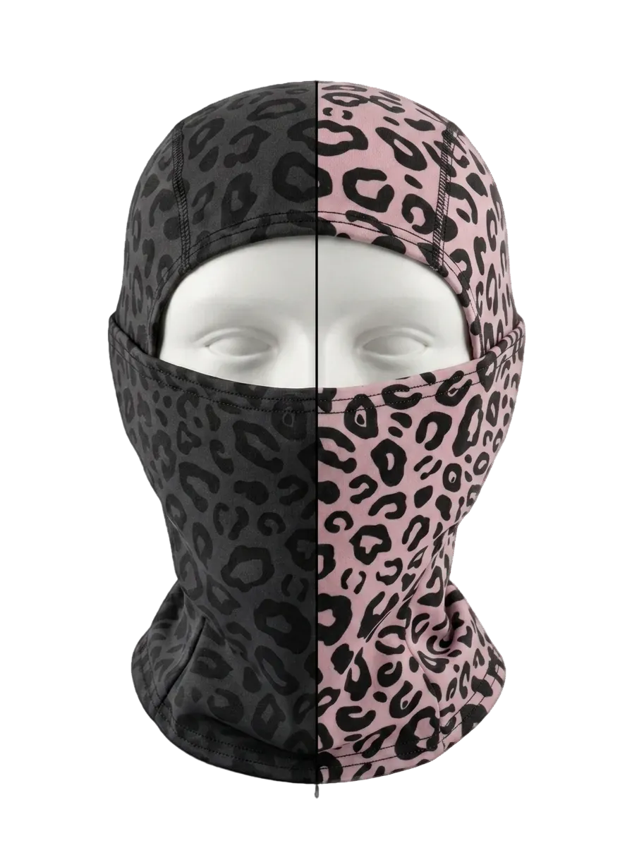 Thermal-Reactive Leopard Balaclava