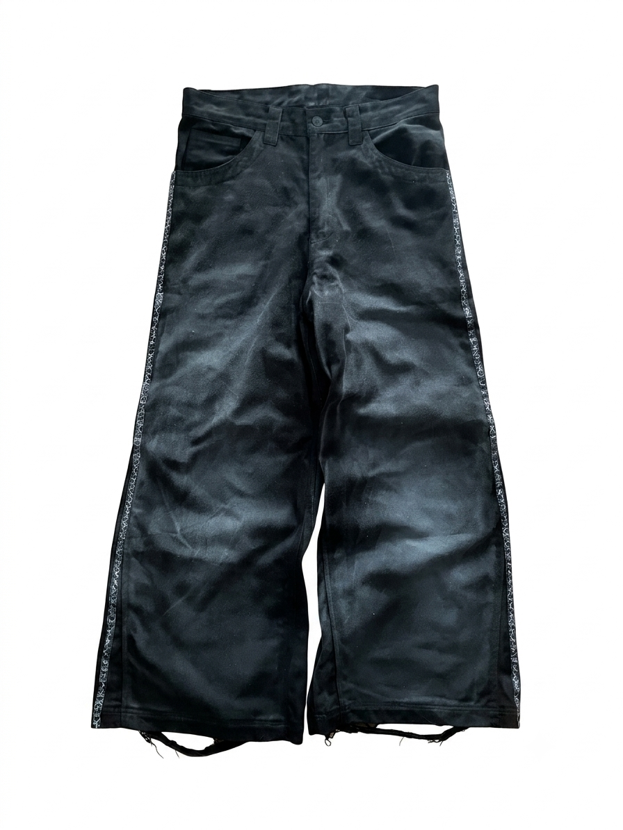 “looped” denim