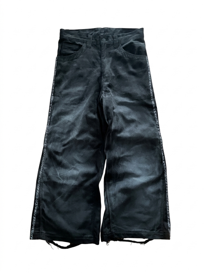 “looped” denim